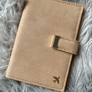 Beis Beige Passport Holder with Pen